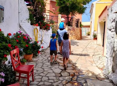 Doris Familyurlaub mit 3 Kids/ Corfu